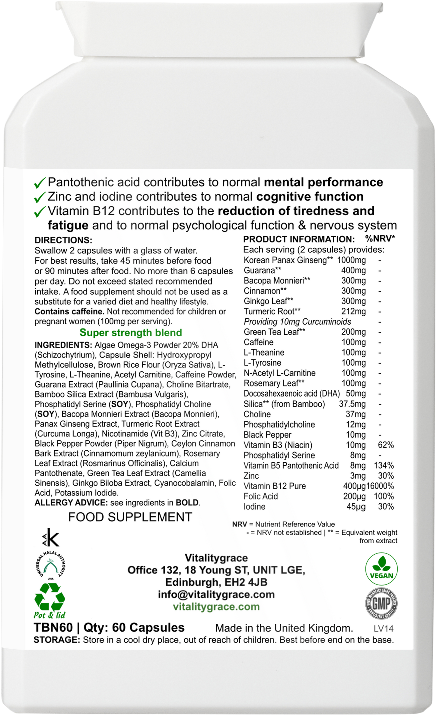 VitalMind | Plant‑Based Support for Mental Clarity & everyday Focus