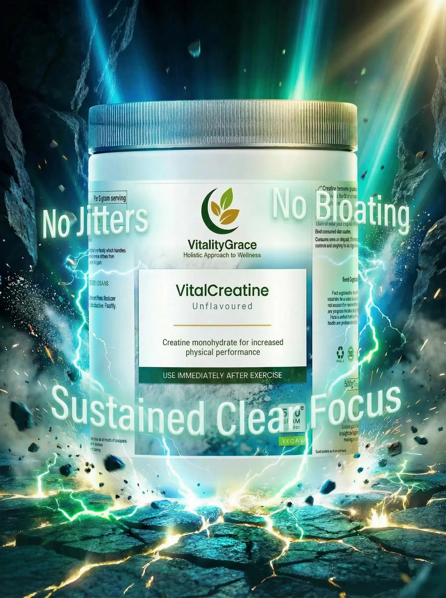VitalCreatine Creatine For mental energy & Healthy ageing support