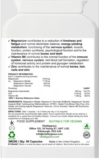 Magnesium Trio Complex Plus B6