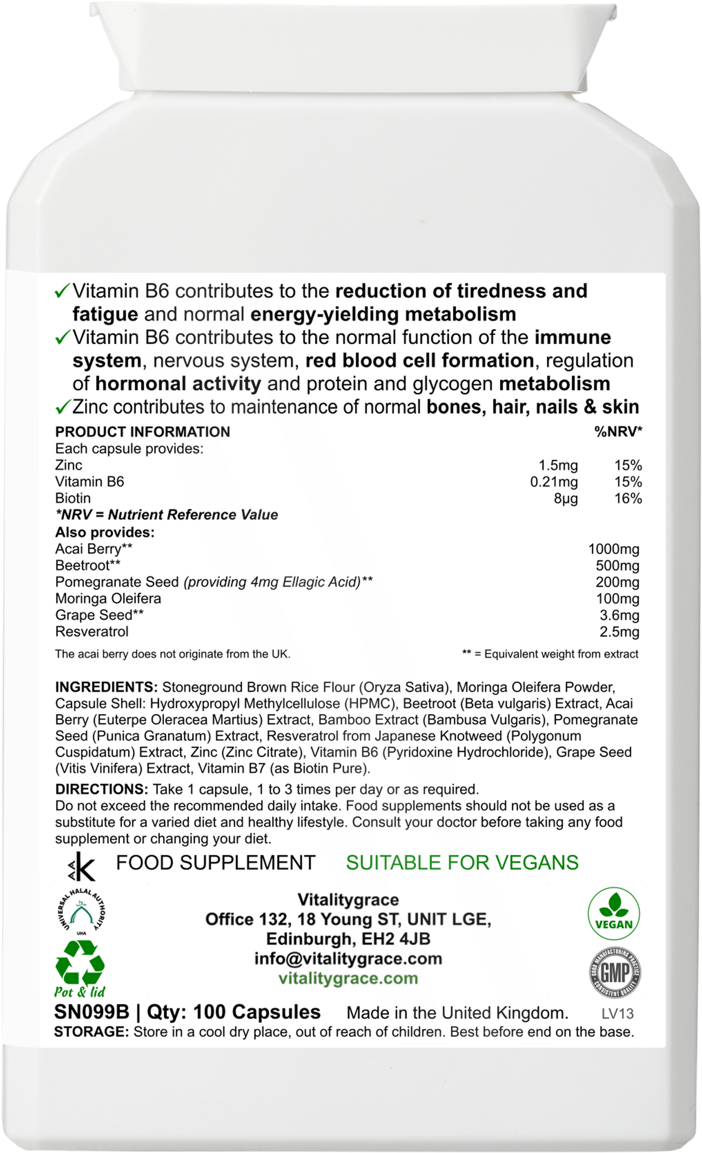 Acai Vitality Immuno Guard